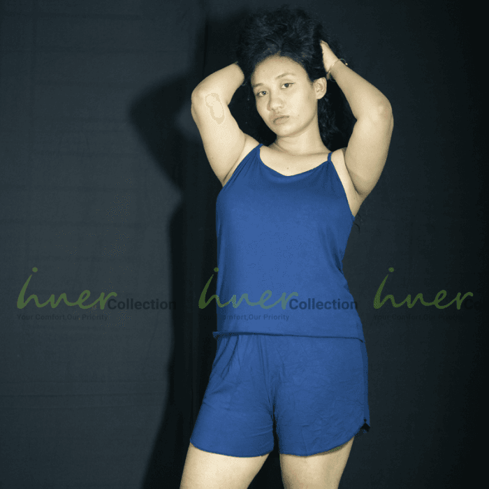 Pure Cotton Loose Casual Homewear Sleep Set - Image 1