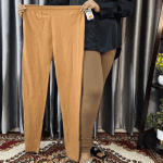 Solid Color Cotton Full Length Leggings - Image 4