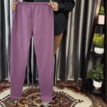 Solid Color Cotton Full Length Leggings - Image 11